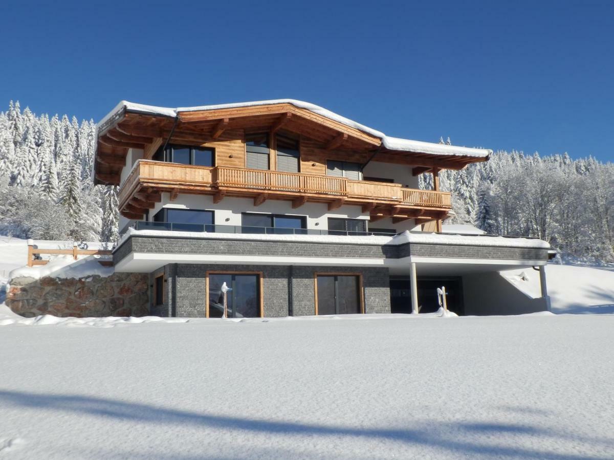 Ferienwohnung App. Mountain View Fieberbrunn Buitenkant foto