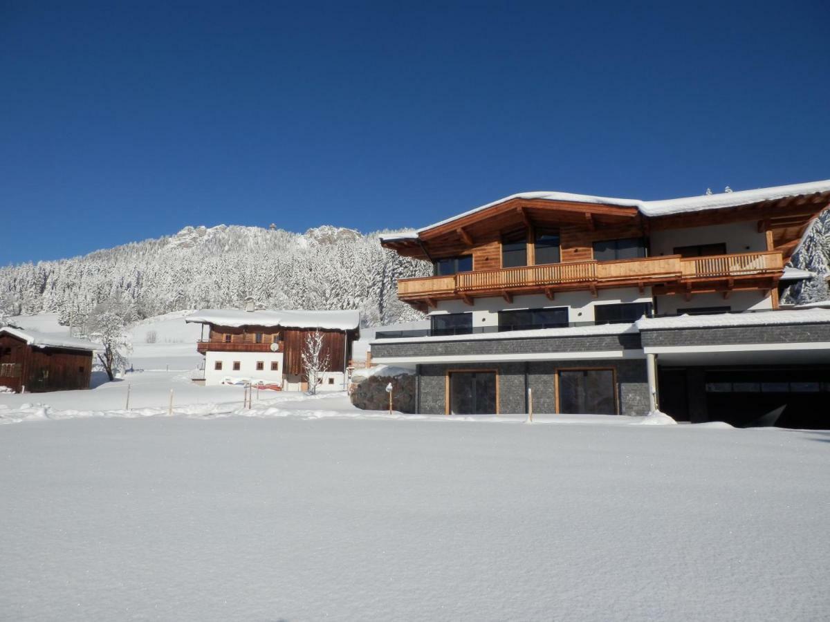 Ferienwohnung App. Mountain View Fieberbrunn Buitenkant foto