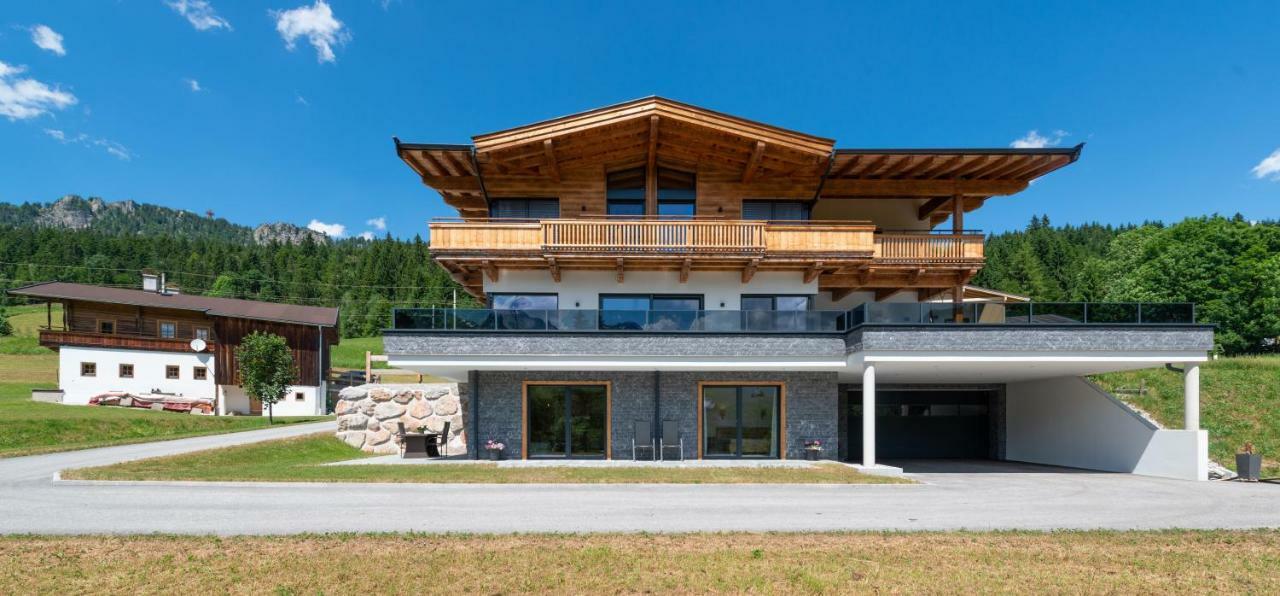 Ferienwohnung App. Mountain View Fieberbrunn Buitenkant foto